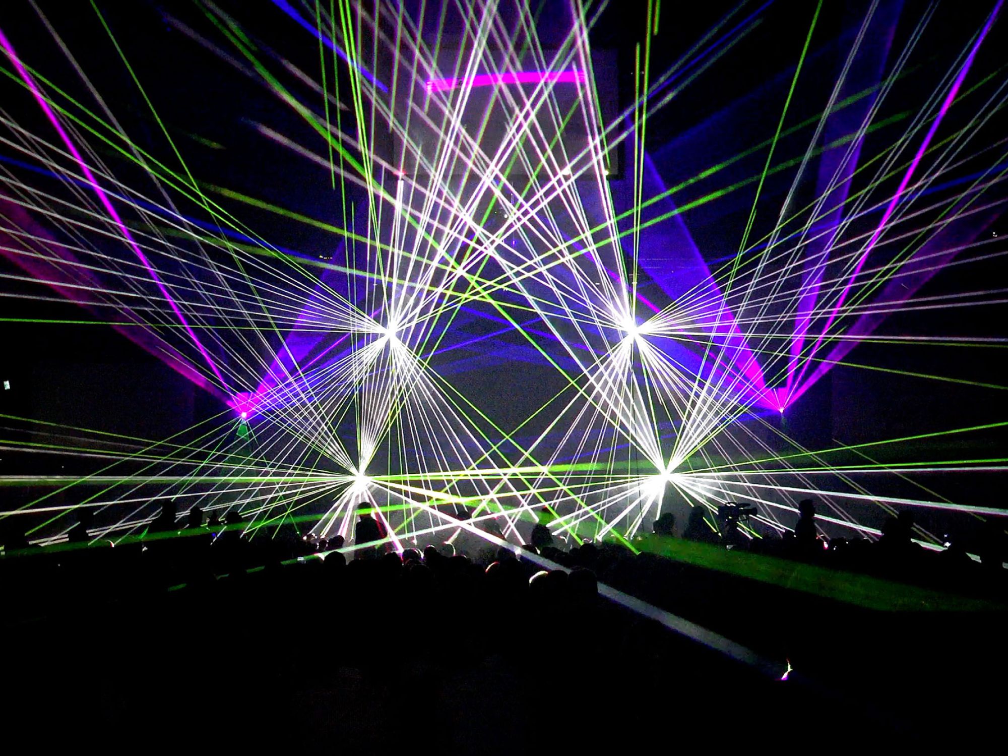 Lasershow zur Meisterfeier der Handwerkskammer Münster in der Halle Münsterland
