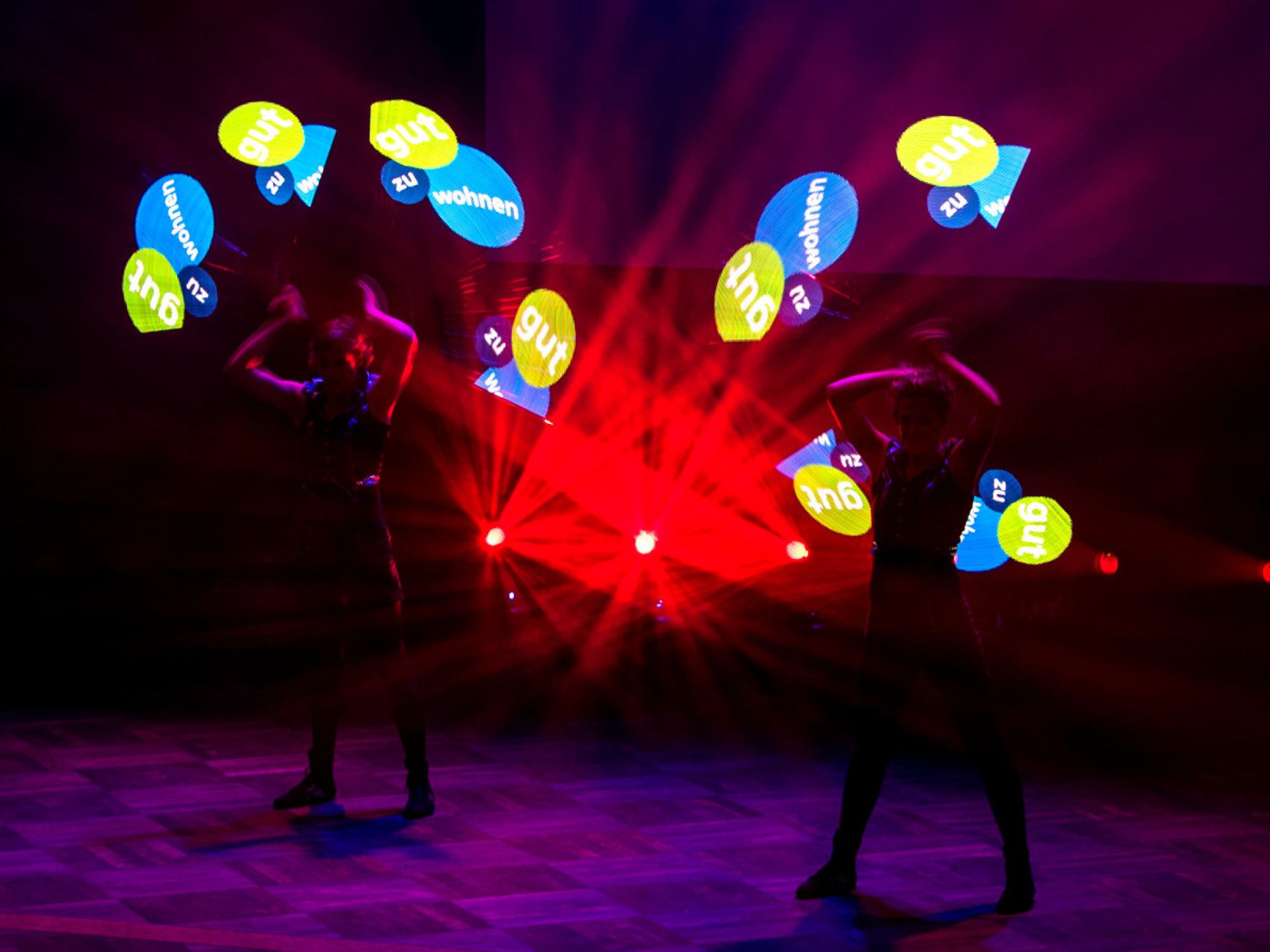 LED-Lichtshow zum Firmenjubiläum in der Alten Kongresshalle München