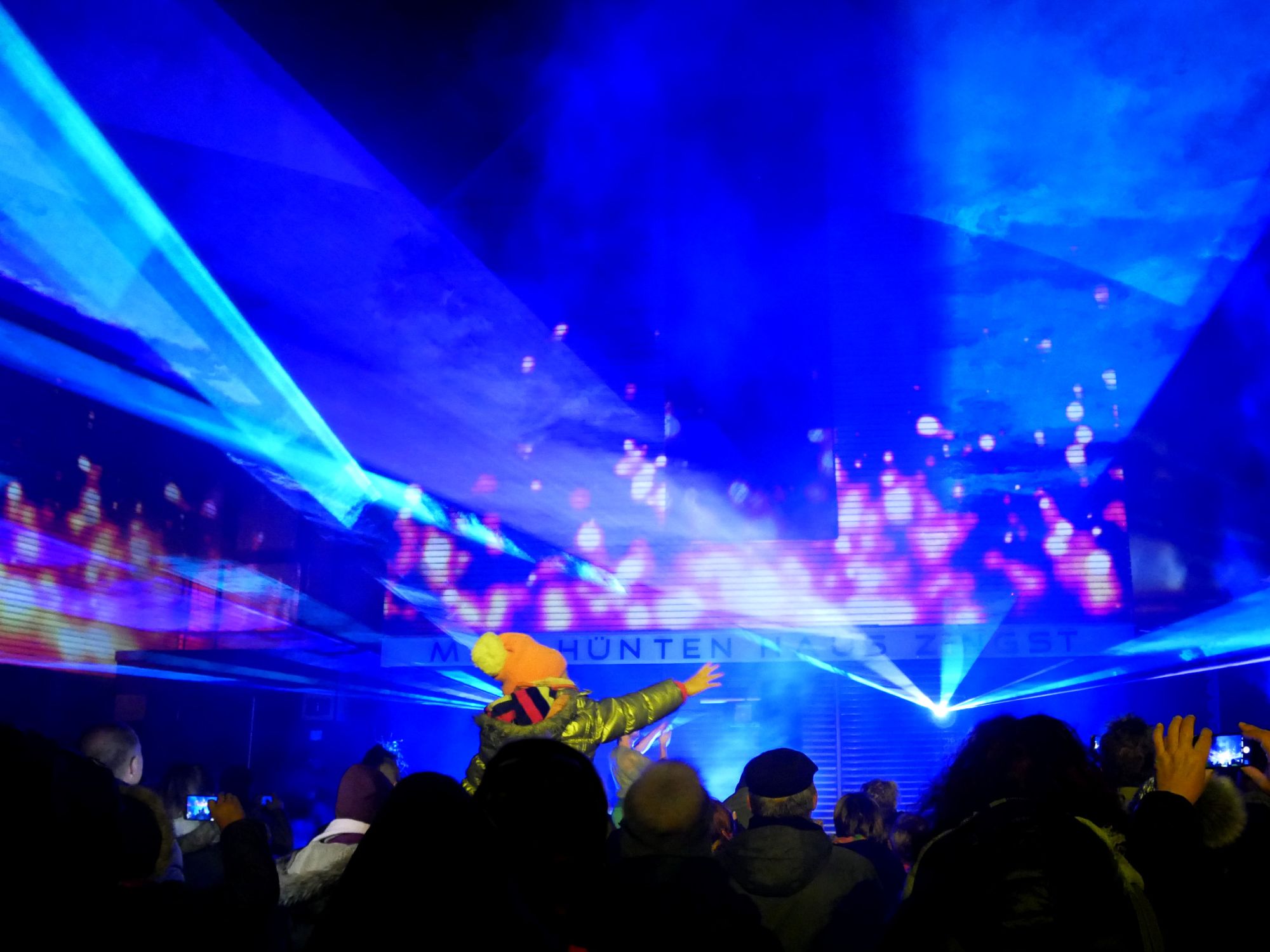 Spektakuläre Lasershow zum Lichterfest in Zingst an der Ostsee