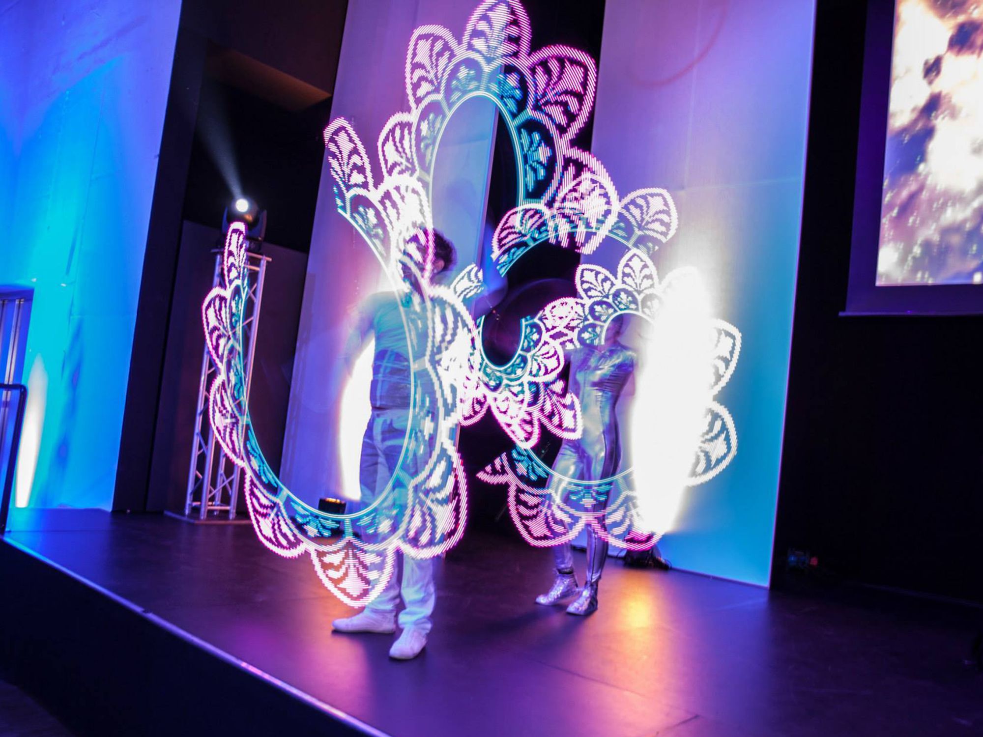 LED-Show zum Firmenjubiläum in Heilbronn