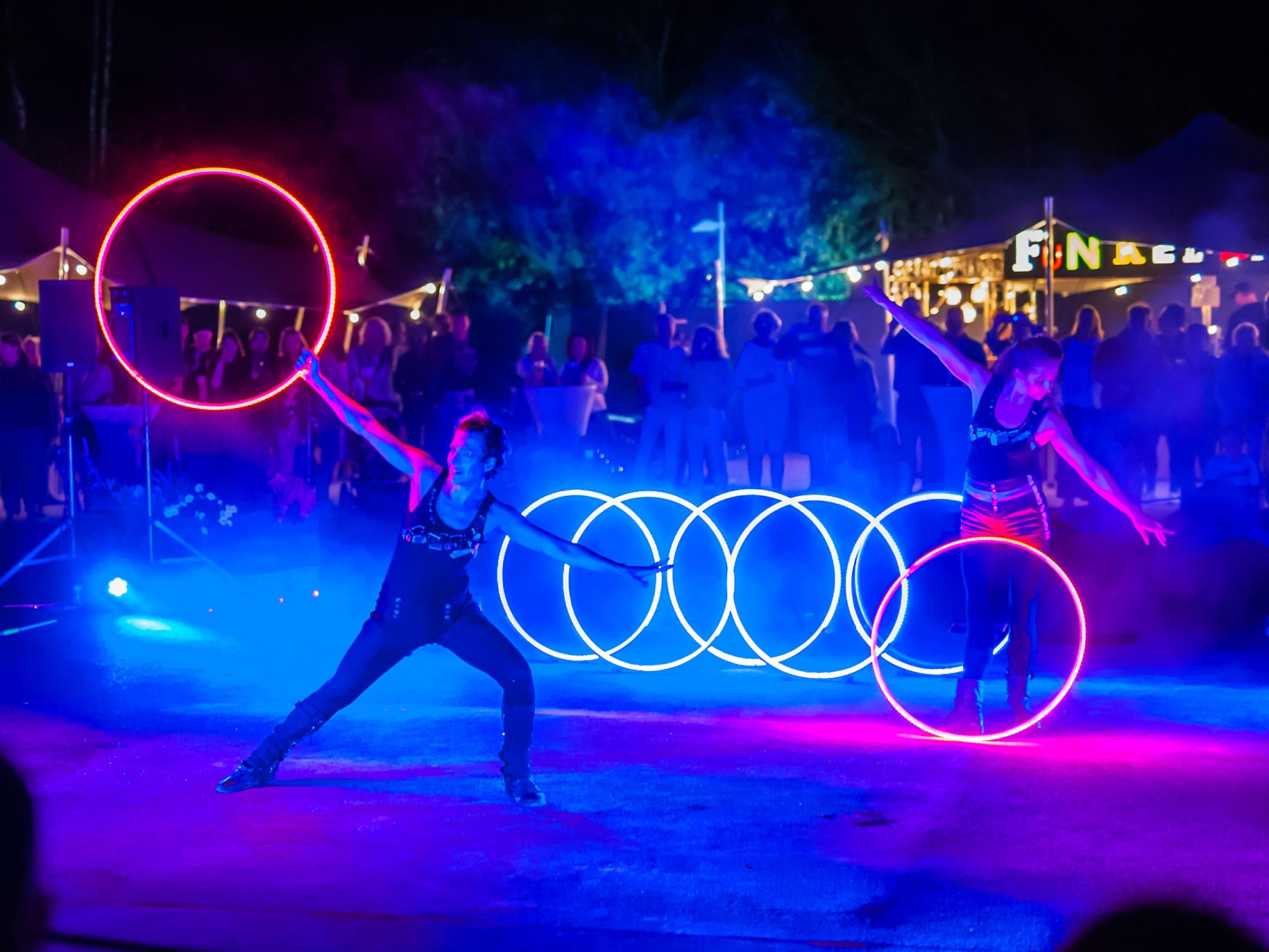 LED-Show zum Firmenjubiläum in Heilbronn