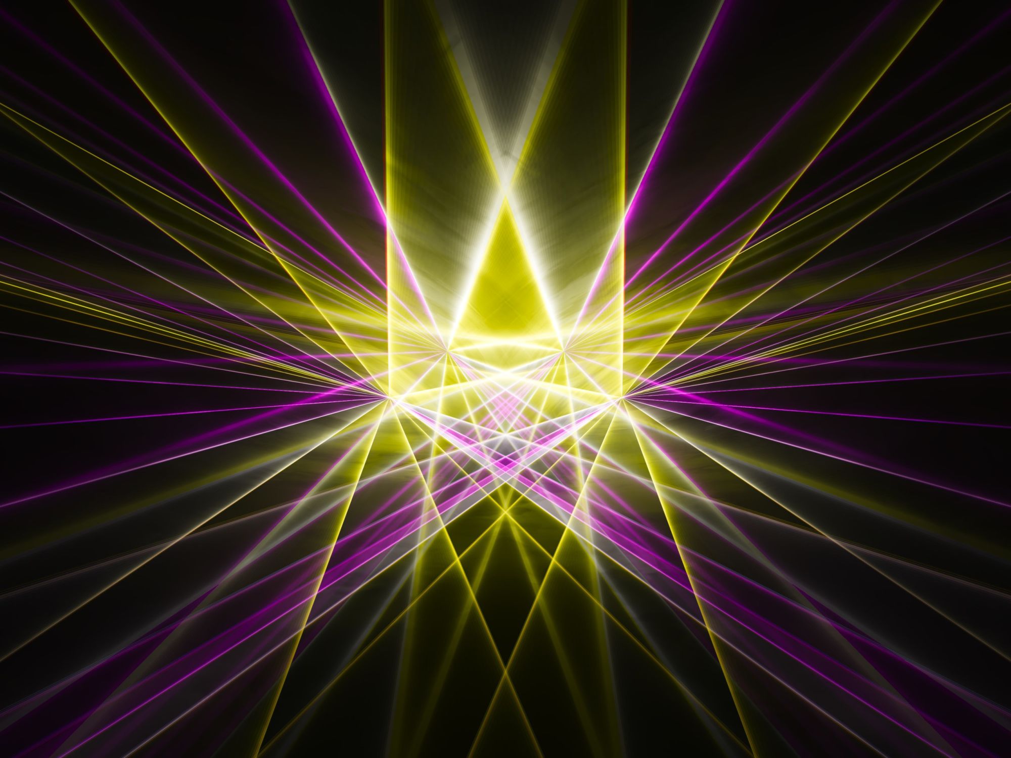 Lasershow Visualisierung mit Depence-Synchronorm