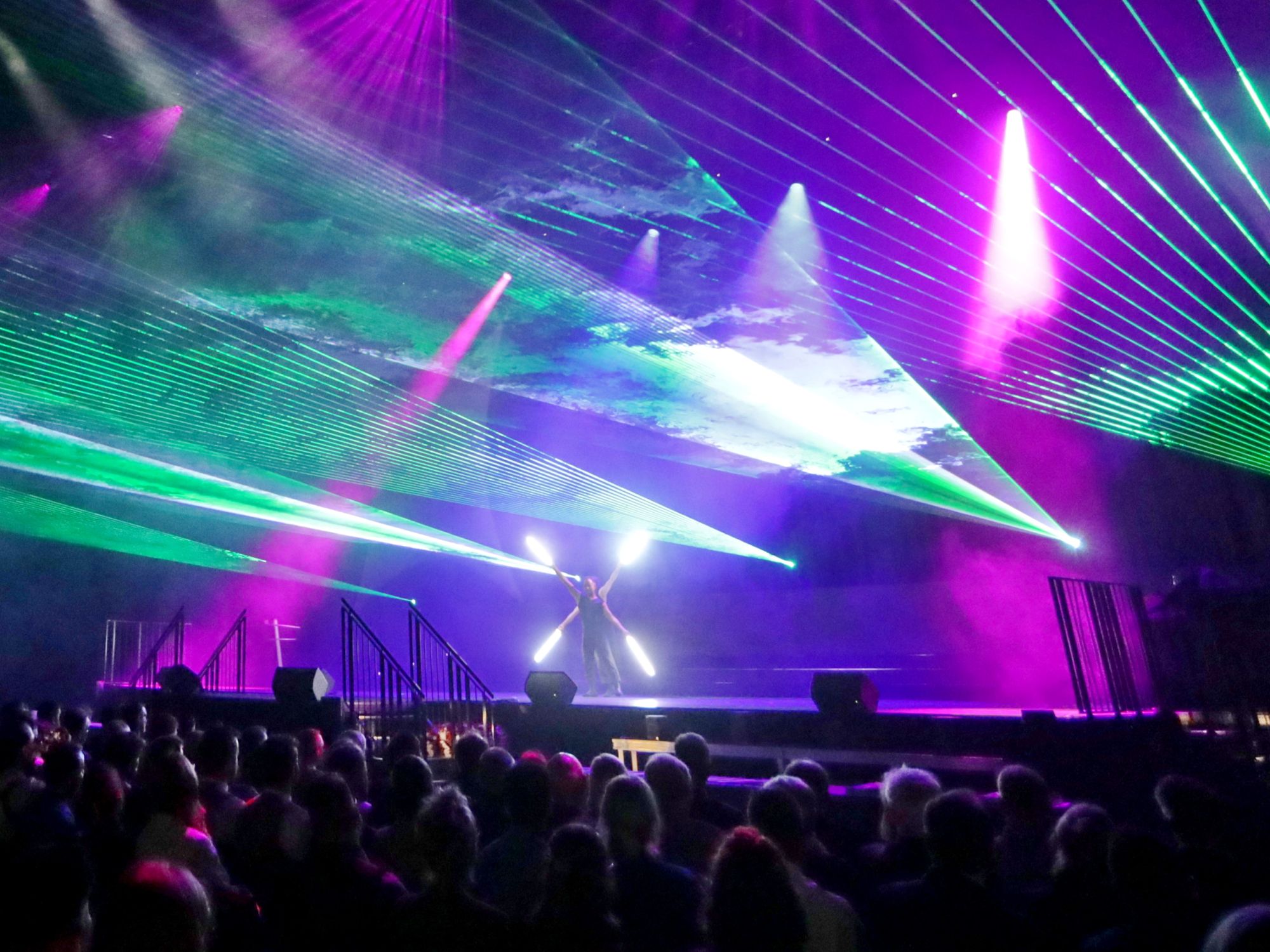 Laser- und LED-Lichtshow für die Handwerkskammer Nürnberg